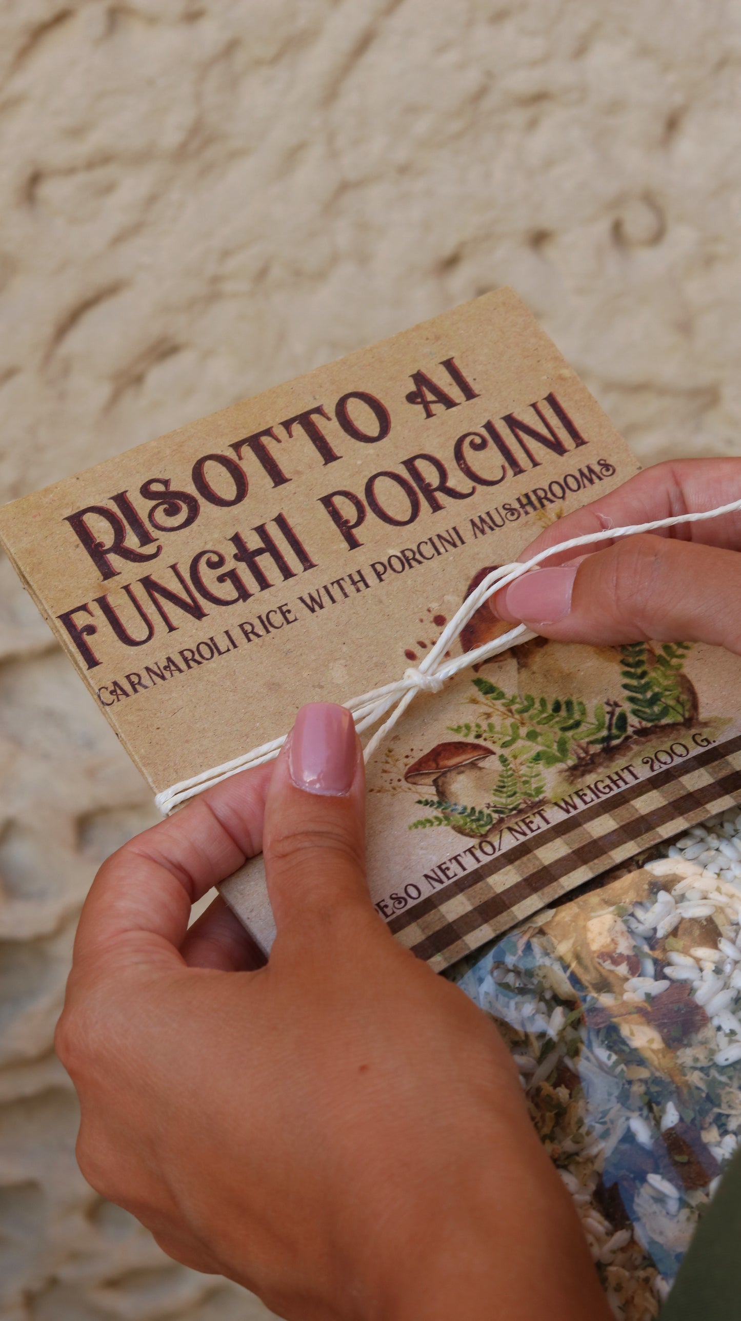 Risotto mit Steinpilzen - Risotto ai Funghi Porcini 200g