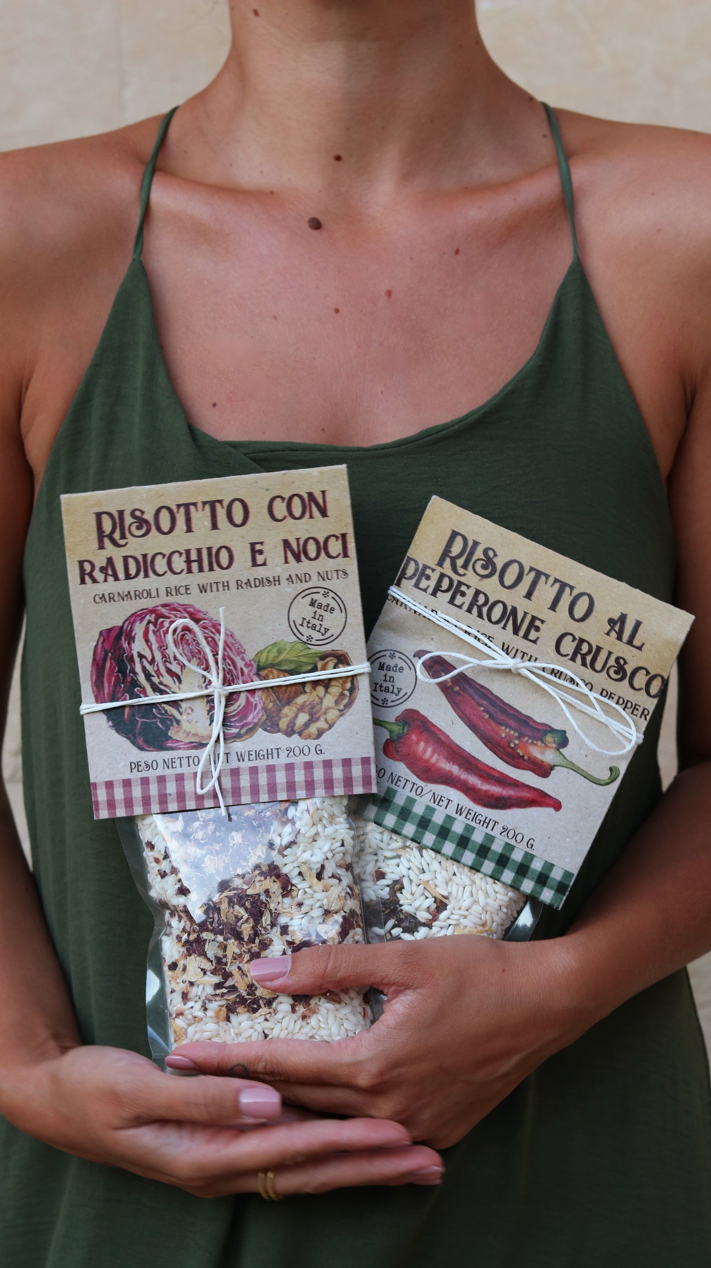 Risotto mit Radicchio und Nüssen - Risotto con Radicchio e Noci 200g