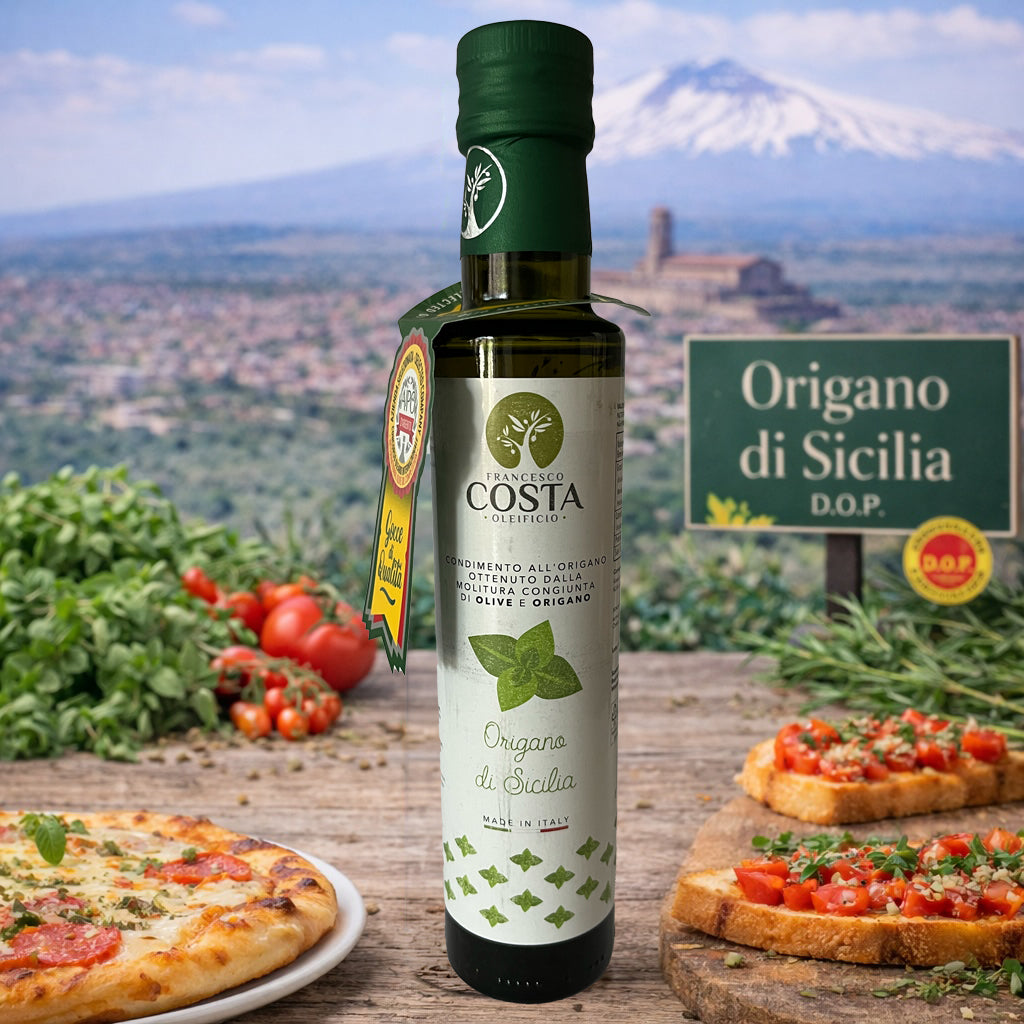 Olivenöl vom Ätna 250 ml – Oregano – Pizzichella, Sizilien