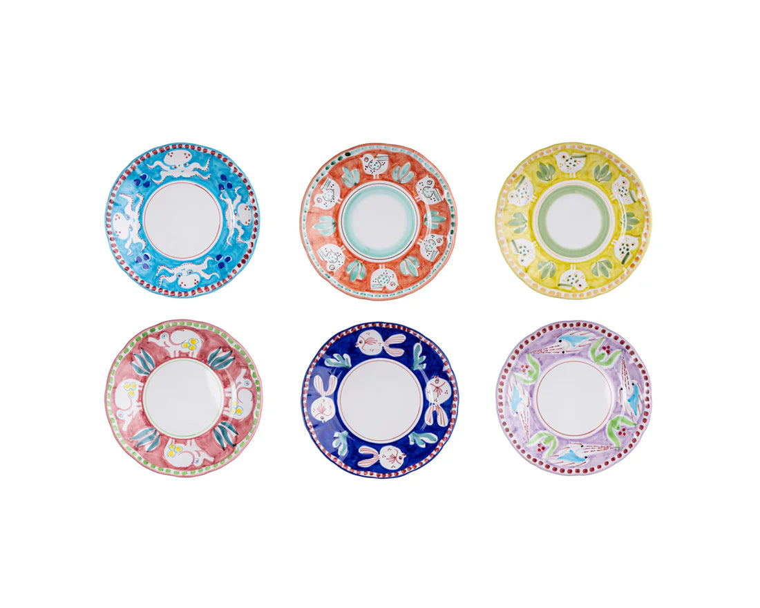 Keramik-Teller 26 cm "Animaletti" – Casa Amalfi, Kampanien