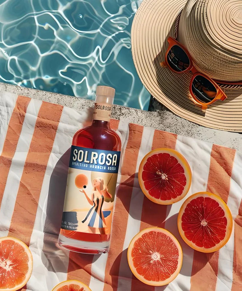 Solrosa Aperitivo Aranica Rossa - 0,7L 15% vol -Sizilien