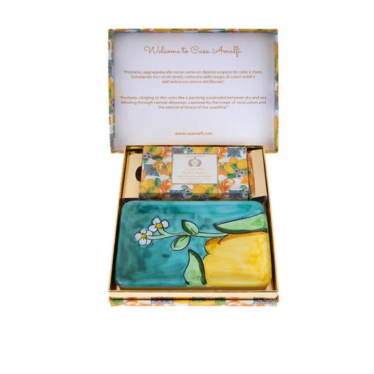 BUONGIORNO POSITANO Gift Set Seife + Portasapone Limone