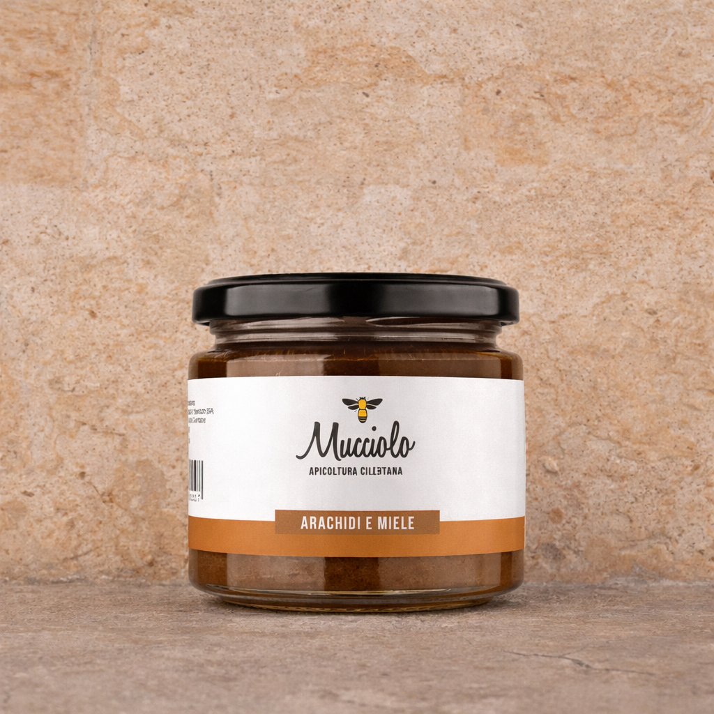 Honigcreme mit Erdnuss - Arachidi e Miele 250g