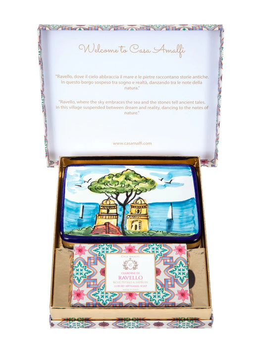 GIARDINI DI RAVELLO Gift Set Seife + Portasapone Casette