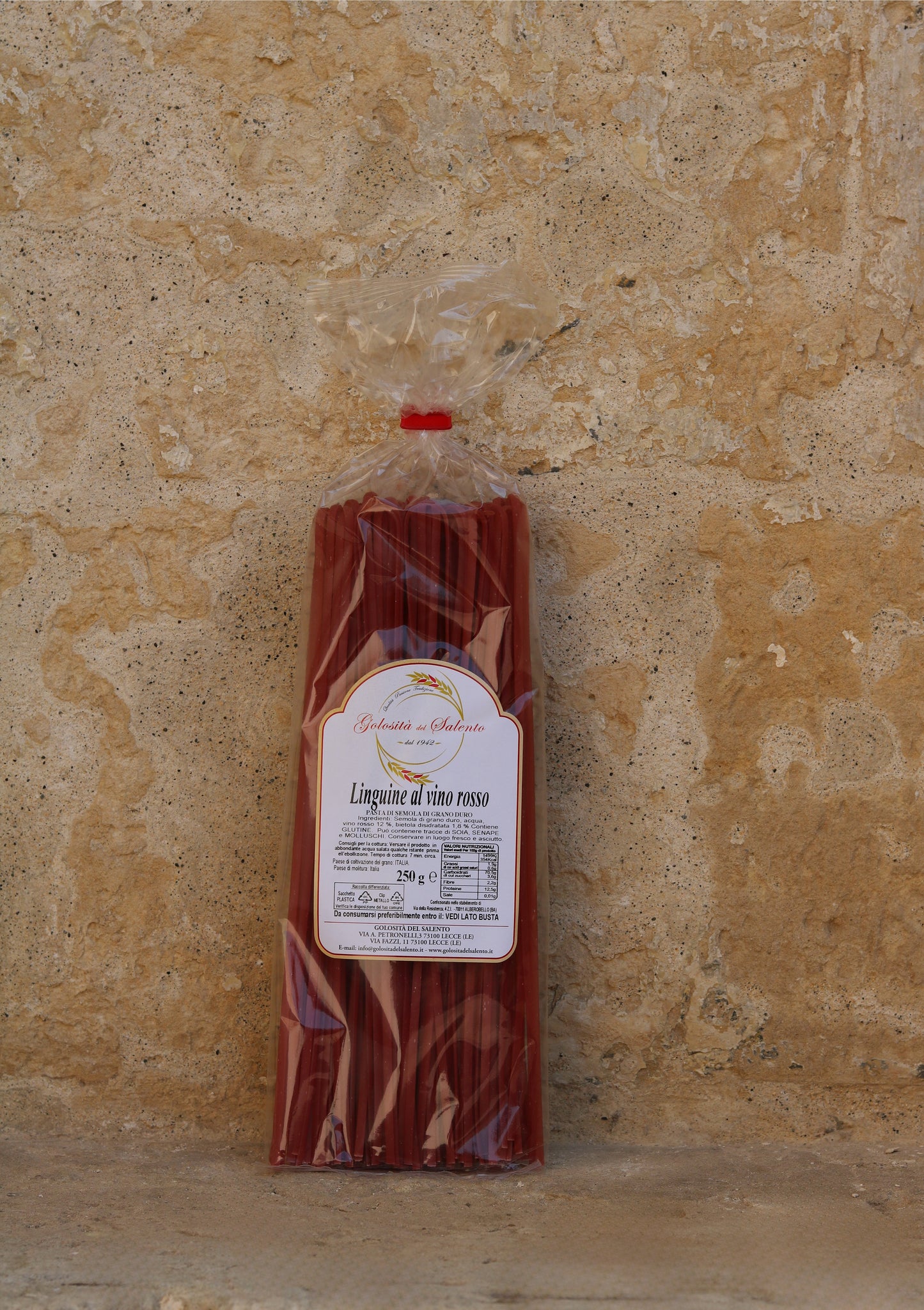 Linguine mit Rotwein - Linguine al vino rosso 250g