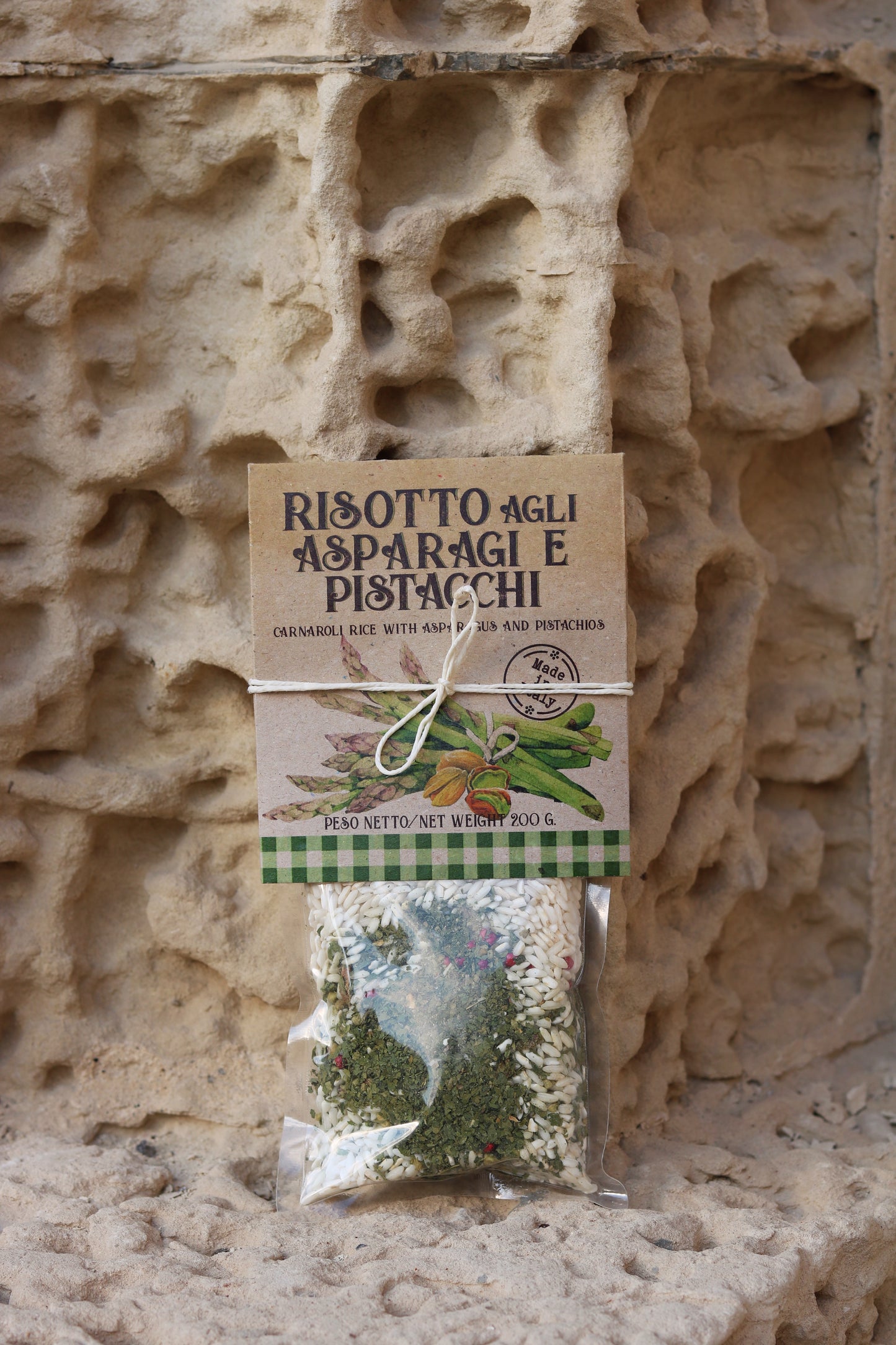 Risotto mit Spargel und Pistazien - Risotto agli Asparagi e Pistacchi 200g
