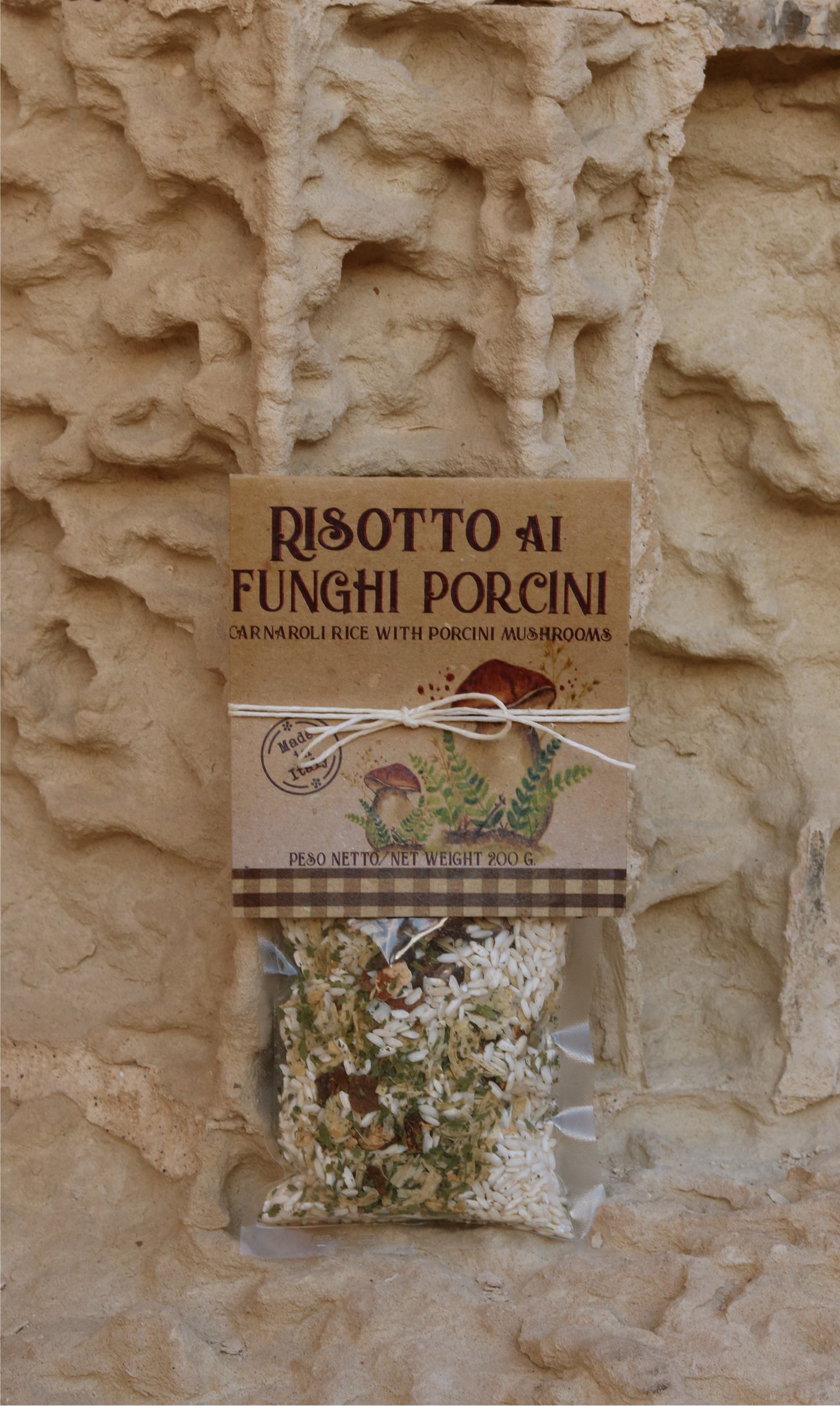 Risotto mit Steinpilzen - Risotto ai Funghi Porcini 200g