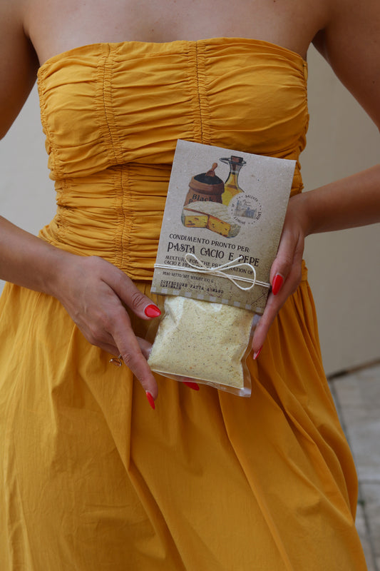 Pasta-Gewürzmischung Käse und Pfeffer - Condimento Pronto per Pasta Cacio e Pepe 100g