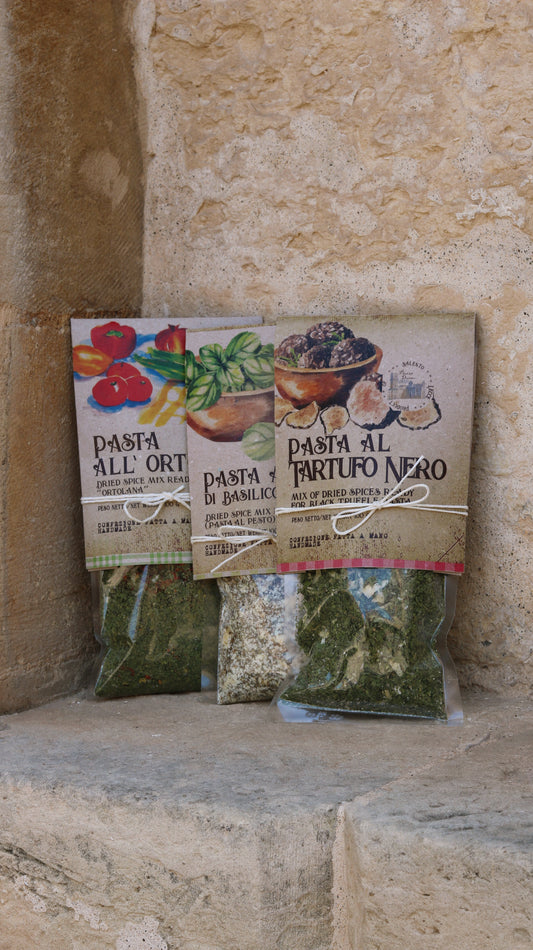 Pasta-Gewürzmischung mit schwarzem Trüffel - Pasta al Tartufo Nero 100g