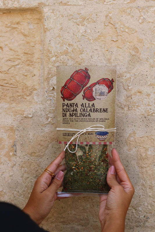 Pasta-Gewürzmischung alla 'Nduja Calabrese di Spilinga - Pasta alla 'Nduja Calabrese di Spilinga 100g