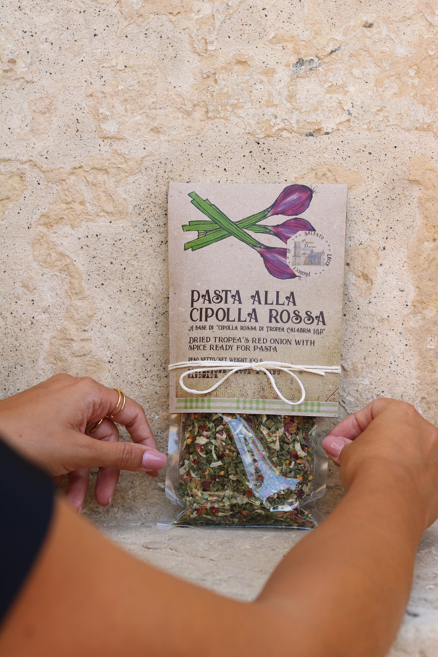 Pasta-Gewürzmischung mit roter Zwiebel - Pasta-Gewürzmischung alla Cipolla Rossa 100g