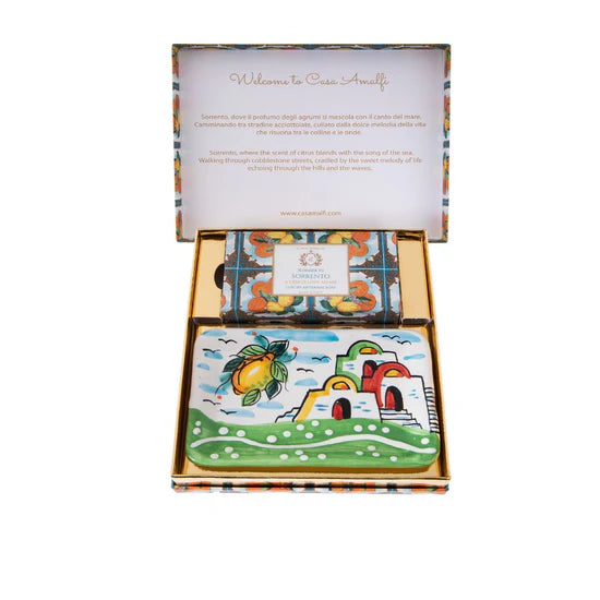SUMMER IN SORRENTO Gift Set Seife + Portasapone Casette