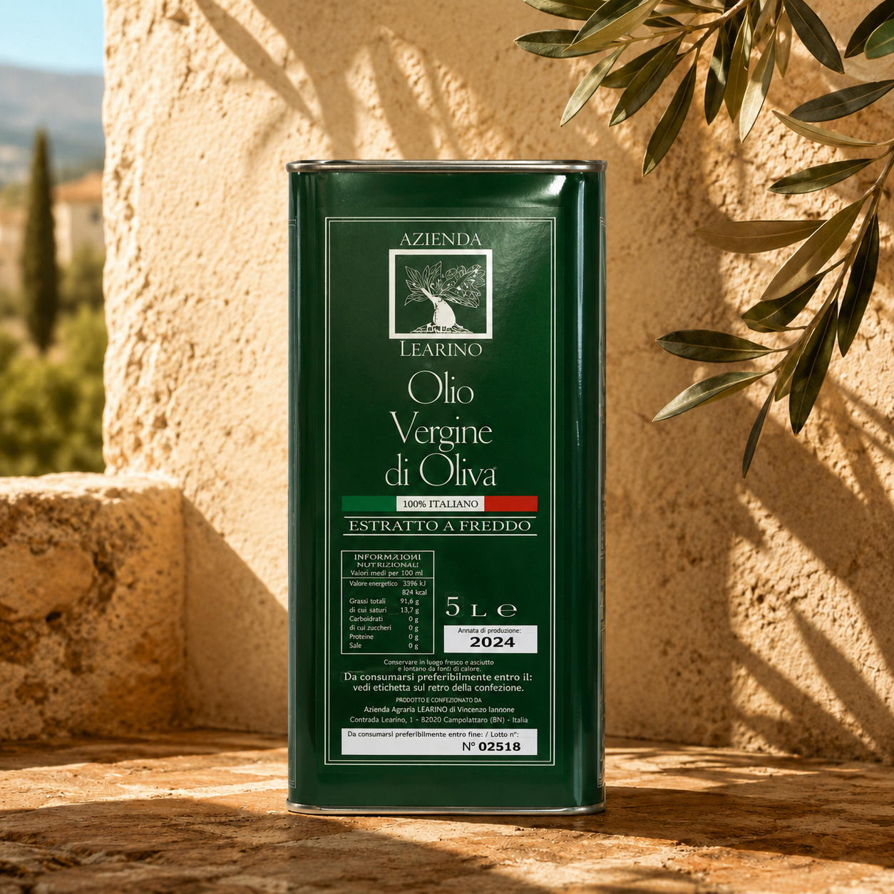 Vergine Natives Olivenöl 5 Liter